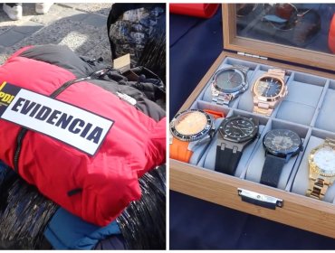 Desarticulan red dedicada a la venta de productos falsificados de alta gama en Quilpué