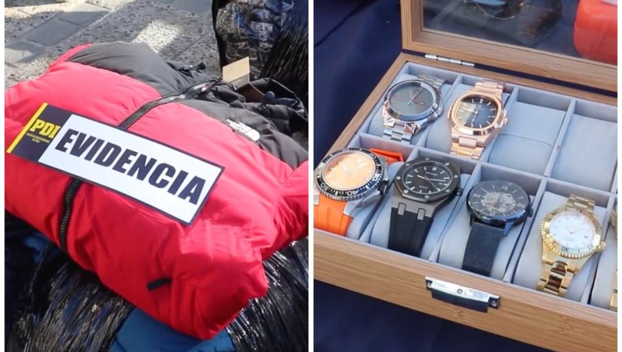 Desarticulan red dedicada a la venta de productos falsificados de alta gama en Quilpué