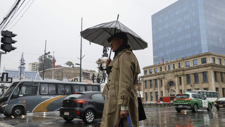 Hasta la región de Valparaíso llegará sistema frontal que traerá lluvias intensas en corto tiempo