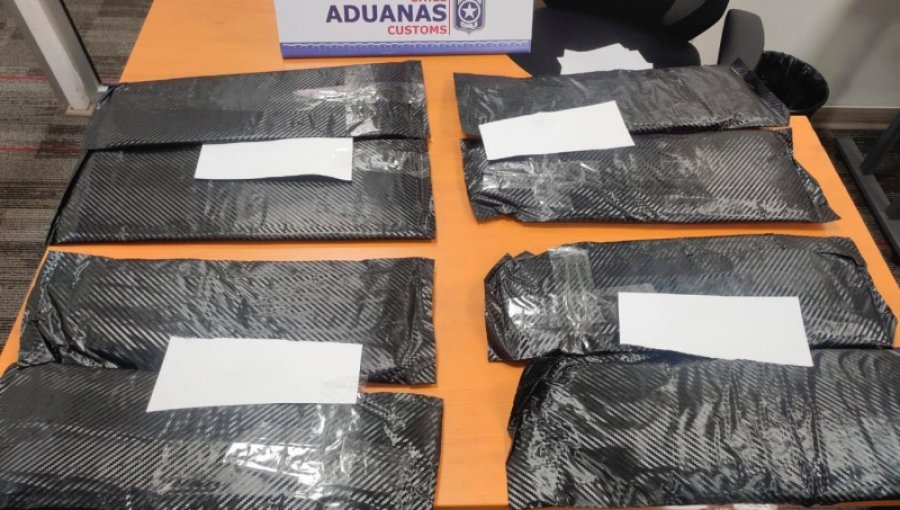 Detectan cerca de 10 kilos de cocaína en equipaje de pasajeros durante fiscalización en aeropuerto de Iquique