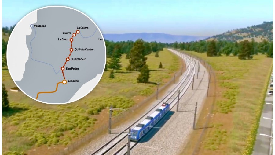 En riesgo tren a Quillota y La Calera: revisión del Gobierno de Kast a rentabilidad social de proyectos pone en duda su extensión