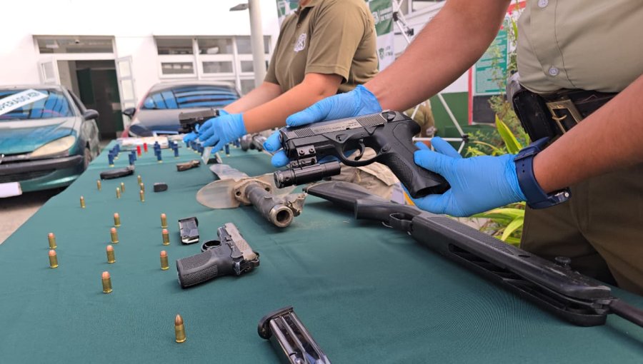 Golpe al crimen en Coquimbo: 14 detenidos por microtráfico y armas tras masivo operativo