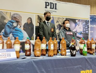 PDI Los Andes incauta 58 kilos de sustancia vinculada al ayahuasca: droga sería usada en ritual masivo en Santiago