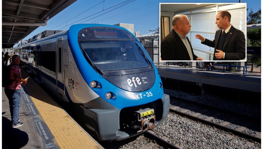 Gobernador Mundaca y titular del MOP acuerdan reunión ampliada para analizar factibilidad del tren Valparaíso–Santiago
