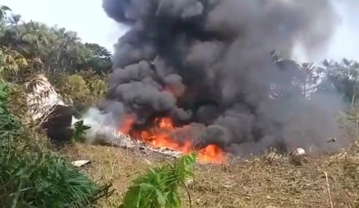 Tragedia en Colombia: Avión de la Fuerza Aérea se estrella con más de 100 personas a bordo en el sur del país