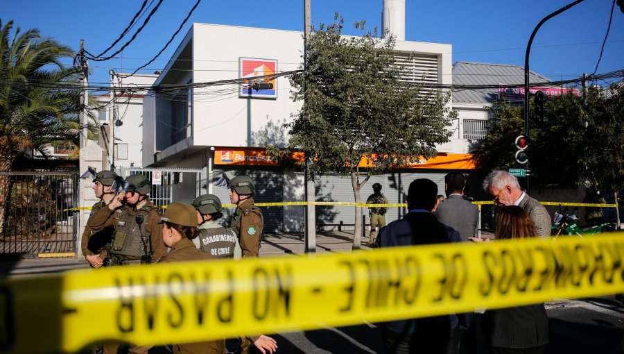 Intento de asalto a BancoEstado en Providencia termina con detenido tras rápida acción policial