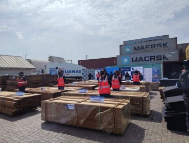 Confiscan en Arica 68.7 kilos de cocaína y ketamina que tenían como destino final puertos de Alemania, Italia y México
