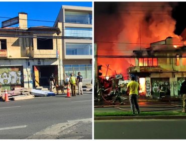 Casa "okupa" desalojada durante el día fue destruida por incendio en la noche en Quillota