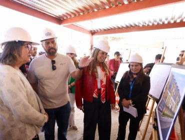 40% de avance registran obras de construcción del nuevo Cecosf Pompeya en Quilpué