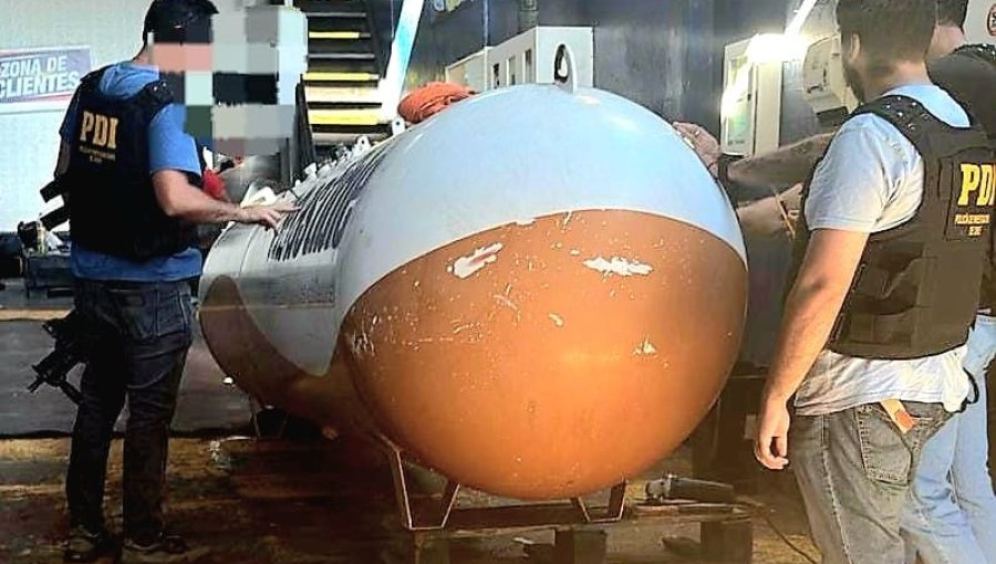 Golpe al narcotráfico en Antofagasta: incautan más de media tonelada de marihuana oculta en tanque de gas