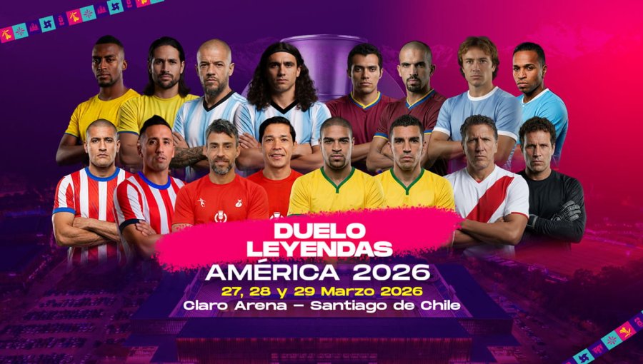 Duelo de Leyendas de América en el Claro Arena fue postergado por "situaciones de fuerza mayor"