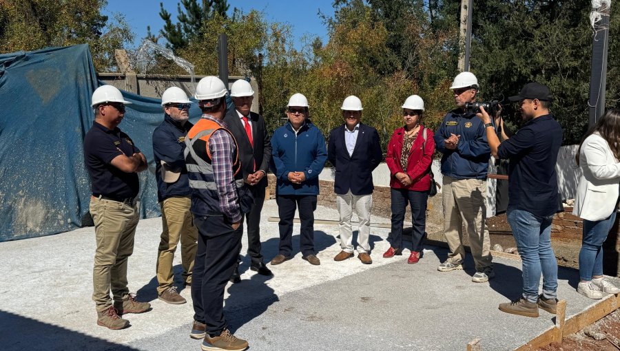 Bomberos Valparaíso inicia obras de Campo de Entrenamiento en el sector de la exTenencia de Carreteras de la ruta 68