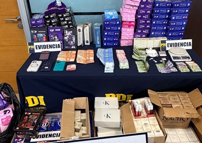 Seis sujetos detenidos deja operativo de la PDI por robo de carga y falsificación de documentos en Cartagena y San Antonio