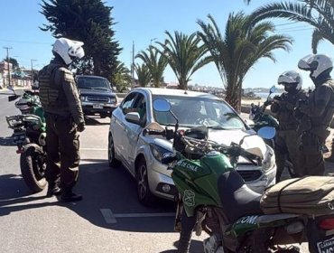 «Ronda Impacto» en Quintero termina con 15 personas detenidas: ocho estaban prófugos