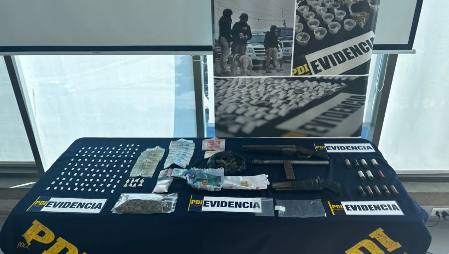 Detienen a cuatro sujetos dedicados a la comercialización de sustancias ilícitas por delivery en Valparaíso