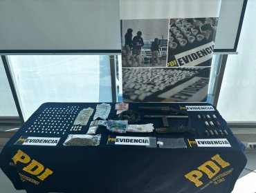 Detienen a cuatro sujetos dedicados a la comercialización de sustancias ilícitas por delivery en Valparaíso