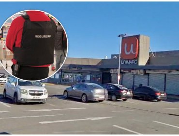 Guardia que hace dos meses fue apuñalado en supermercado ahora recibió feroz golpe en la cabeza tras frustrar hurto en Villa Alemana