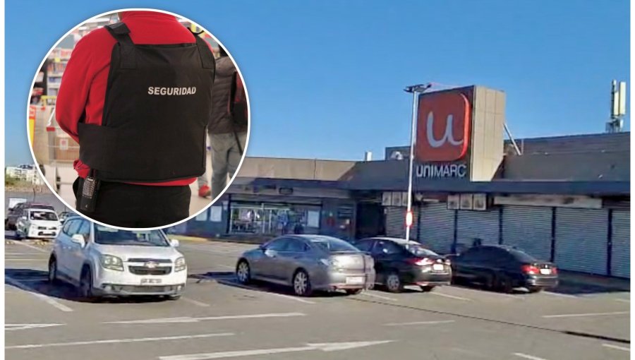 Guardia que hace dos meses fue apuñalado en supermercado ahora recibió feroz golpe en la cabeza tras frustrar hurto en Villa Alemana