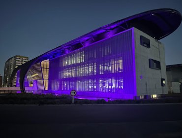 FACh se unió a conmemoración del Día Púrpura e iluminó el Centro Espacial Nacional para concientizar sobre la epilepsia
