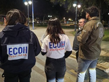 Ataque armado contra repartidor de delivery en pleno Parque Almagro de Santiago