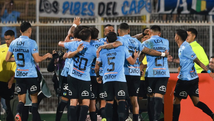 O'Higgins derrota a Palestino que se estanca en el último lugar del grupo C de la Copa de la Liga