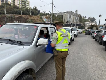 Refuerzan llamado a la prevención en cruce ferroviario Portales de Valparaíso por alta afluencia de personas en Semana Santa