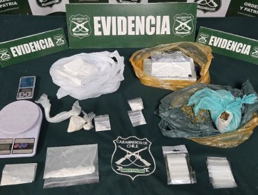 Detienen a sujeto en Playa Ancha e incautan municiones, drogas y arma adaptada