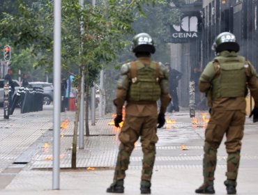 Dos estudiantes fueron detenidos por lanzar bombas molotov en inmediaciones del Instituto Nacional