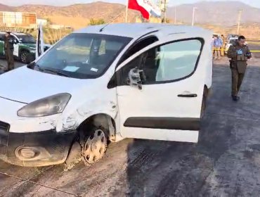 Detienen en San Fernando a cinco delincuentes que robaron camión con 23 toneladas de reineta en Curicó