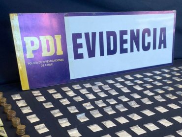 Dos personas fueron detenidas por microtráfico en operativo de la PDI en Cartagena