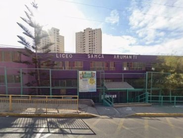 Dejan bajo vigilancia a alumno de 15 años que amenazó con disparar en su liceo en Iquique