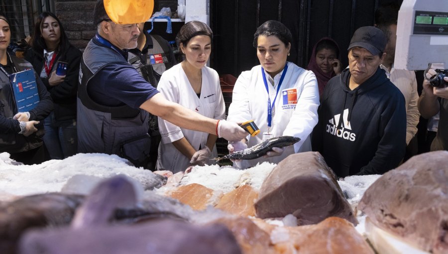 Fiscalizan locales del Mercado Central de Santiago y entregan recomendaciones por Semana Santa
