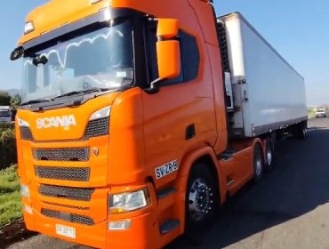 Roban camión con más de 23 mil kilos de reineta: Asaltantes quedaron en prisión preventiva