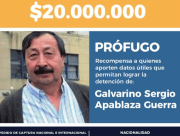 Gobierno argentino fija millonaria recompensa por paradero de Apablaza