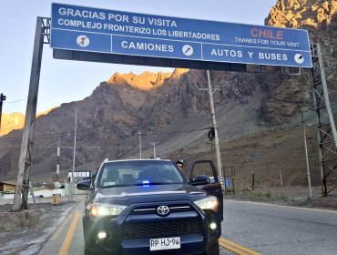 Dos personas fueron detenidas por tráfico de migrantes en el paso Los Libertadores: retenían documentos y cobraban $70.000