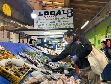 2,6 toneladas de productos del mar en mal estado fueron decomisadas durante el fin de semana largo en la región de Valparaíso