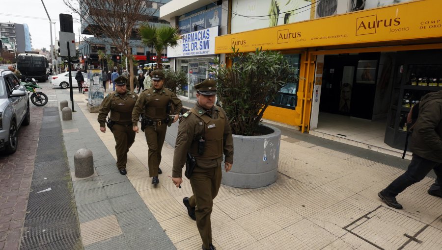 Victimización del comercio cae 17 puntos en Valparaíso y Viña del Mar, pero se mantiene la mayor percepción de inseguridad del país