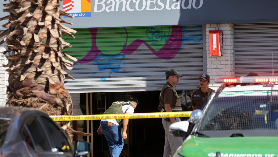 Violento asalto a BancoEstado en La Florida: delincuente armado roba $7 millones y huye con apoyo externo