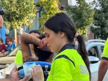 Hombre fue apuñalado en medio de una niña en pleno centro de San Felipe: presunto agresor se dio a la fuga