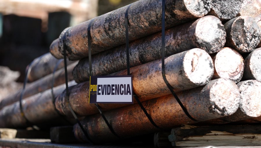 Desbaratan banda criminal dedicada al robo de cobre que operaba en ocho regiones y que luego exportaban de manera ilegal a China