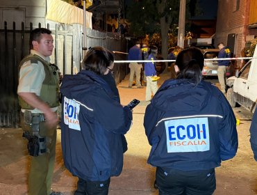 Ataque armado deja un joven fallecido y otro en estado de gravedad en Conchalí