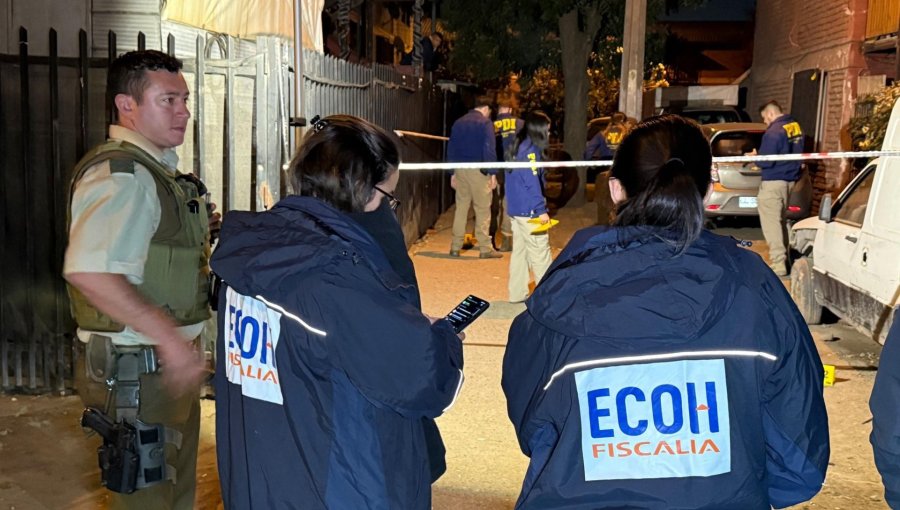 Ataque armado deja un joven fallecido y otro en estado de gravedad en Conchalí