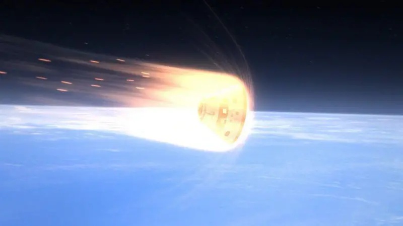 "Montados en una bola de fuego": Cómo regresará a la Tierra este viernes la tripulación de la misión Artemis II