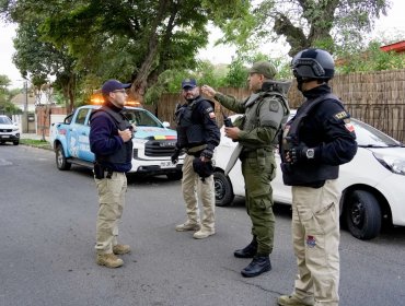 Cinco detenidos y más de 200 controles deja «Ronda Impacto» en Villa Alemana