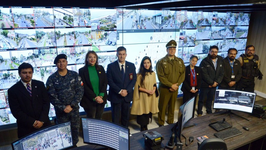 Viña del Mar pone en marcha sofisticado sistema de televigilancia con 83 cámaras de alta tecnología: serán 215 dispositivos en total