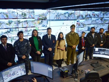 Viña del Mar pone en marcha sofisticado sistema de televigilancia con 83 cámaras de alta tecnología: serán 215 dispositivos en total