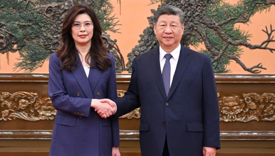 Xi Jinping recibió en Pekín a líder opositora de Taiwán: es el primer diálogo directo de alto nivel en casi 10 años