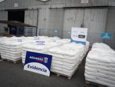 Decomisan más de 35 toneladas de precursores químicos en el Puerto de San Antonio