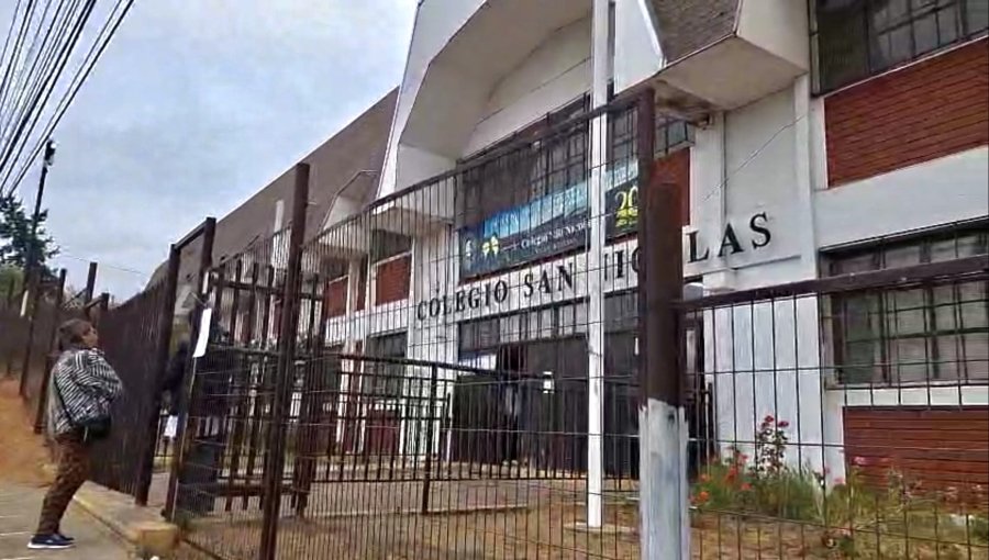 Comunidad escolar del Colegio San Nicolás de Villa Alemana sigue en vilo por amenaza de tiroteo que obligó a suspender clases