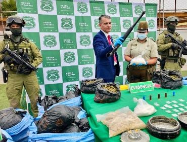 Región de Antofagasta supera las 21 toneladas de droga incautada durante 2026